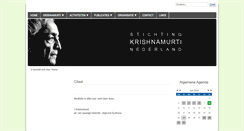Desktop Screenshot of krishnamurti.nl
