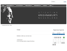 Tablet Screenshot of krishnamurti.nl